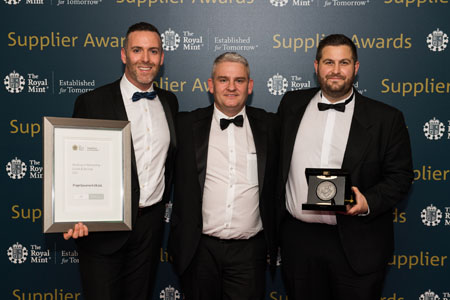 Briggs Equipment wins Royal Mint Supplier Award