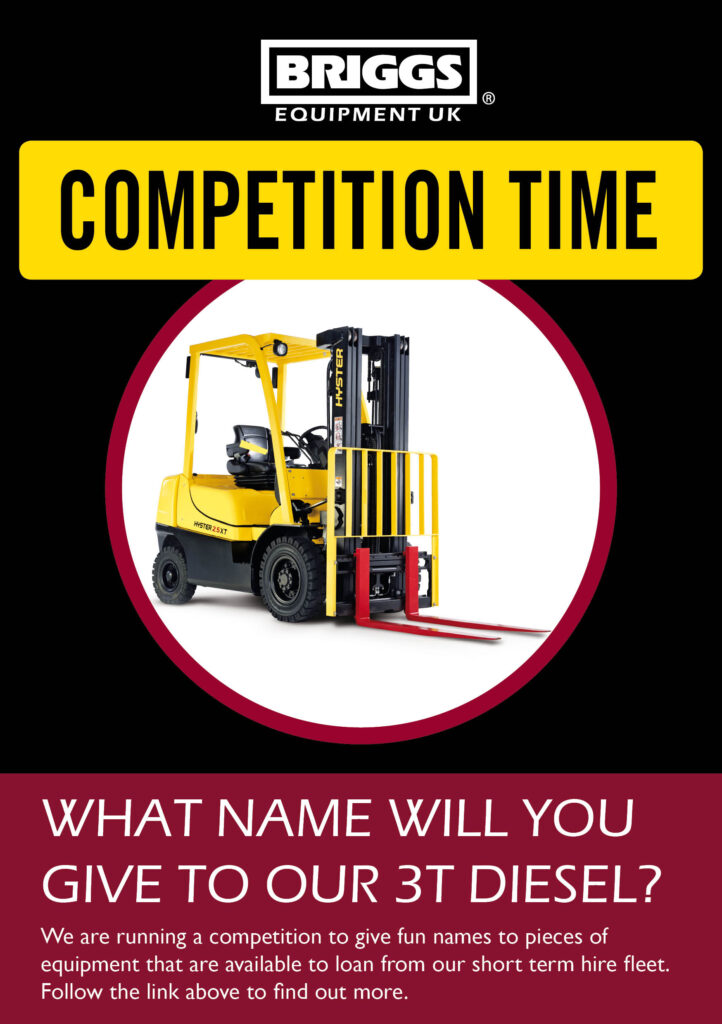 Pallet McCartney, Buzz lift-year, Yale-if-you-wanna-go-faster? What names will you give to our short term hire fleet?