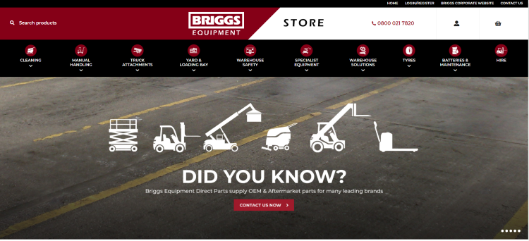 One year on and the Briggs online store goes from strength to strength