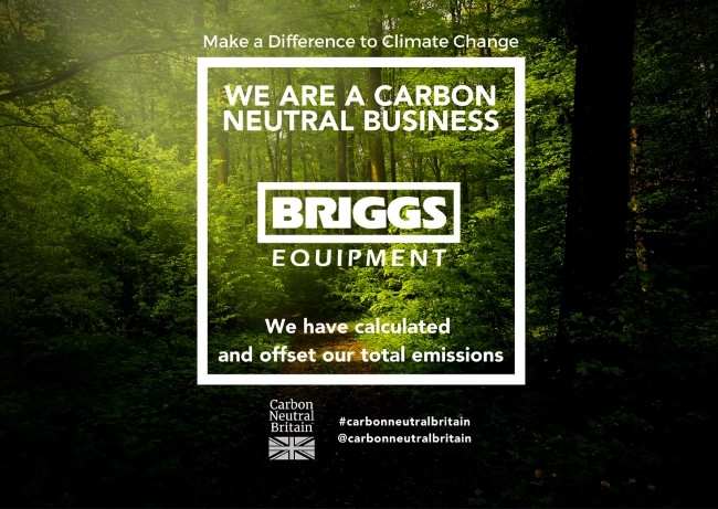 Briggs Equipment celebrates carbon neutral status and commits to ongoing environmental strategy