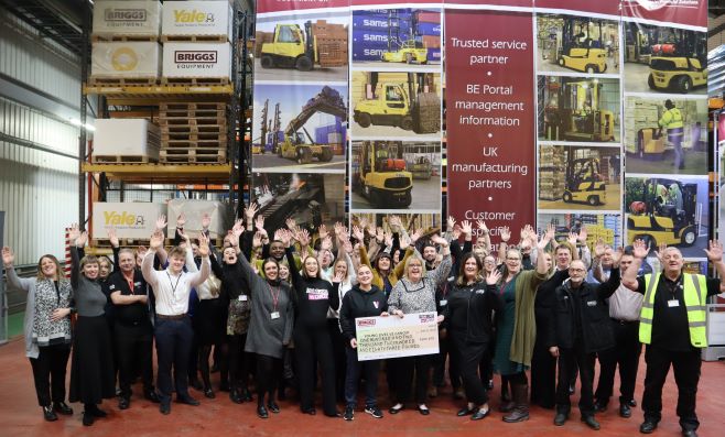 Briggs Equipment raises over £100,000 for Young Lives vs Cancer