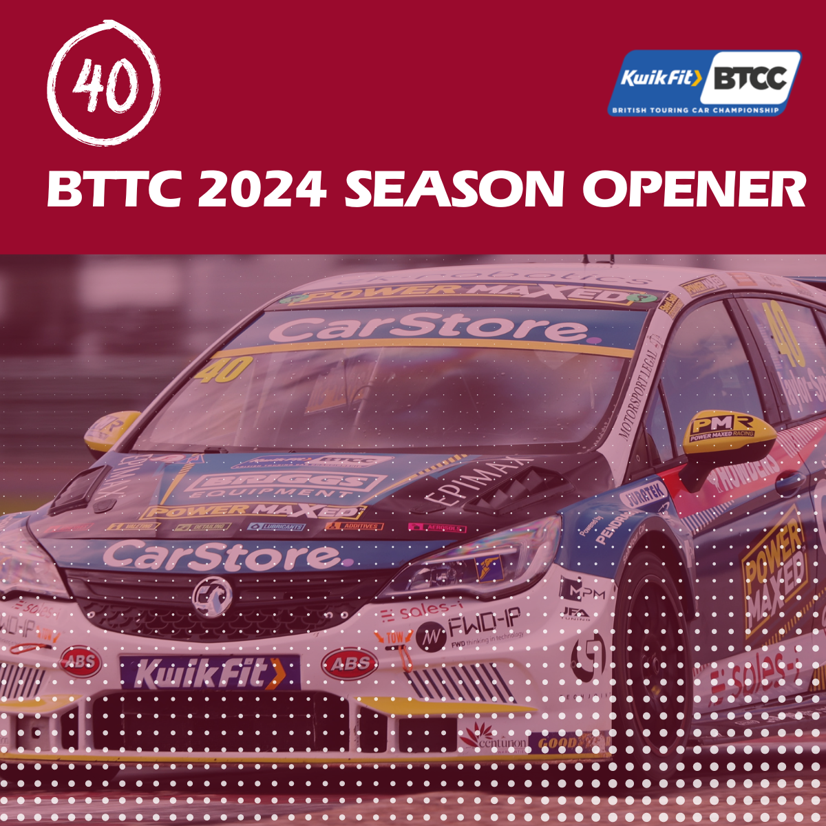 Ready to race. The British Touring Car 2024 season opener