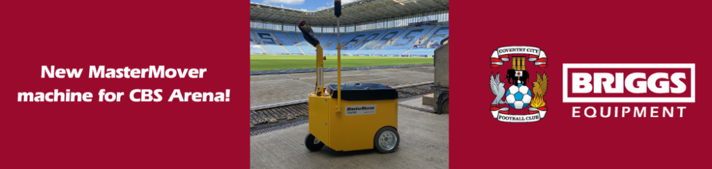 New MasterMover machine delivered to the CBS Arena