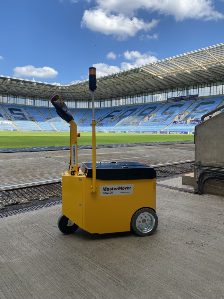 Coventry City FC take delivery of new MasterMover machine