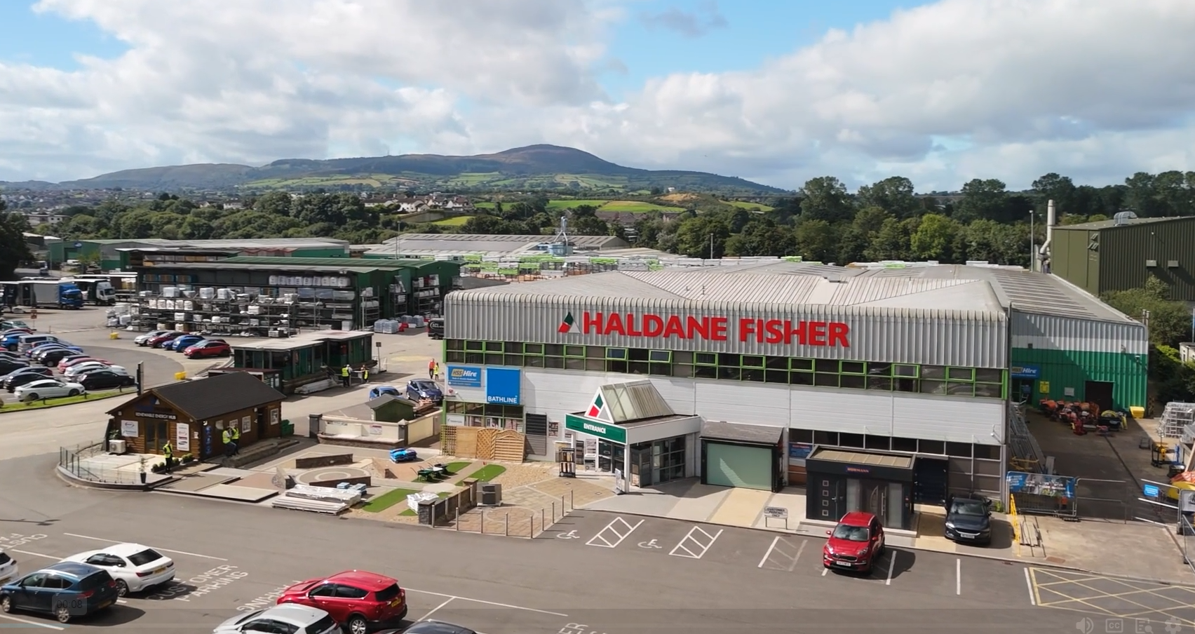 The Haldane Fisher depot at Newry