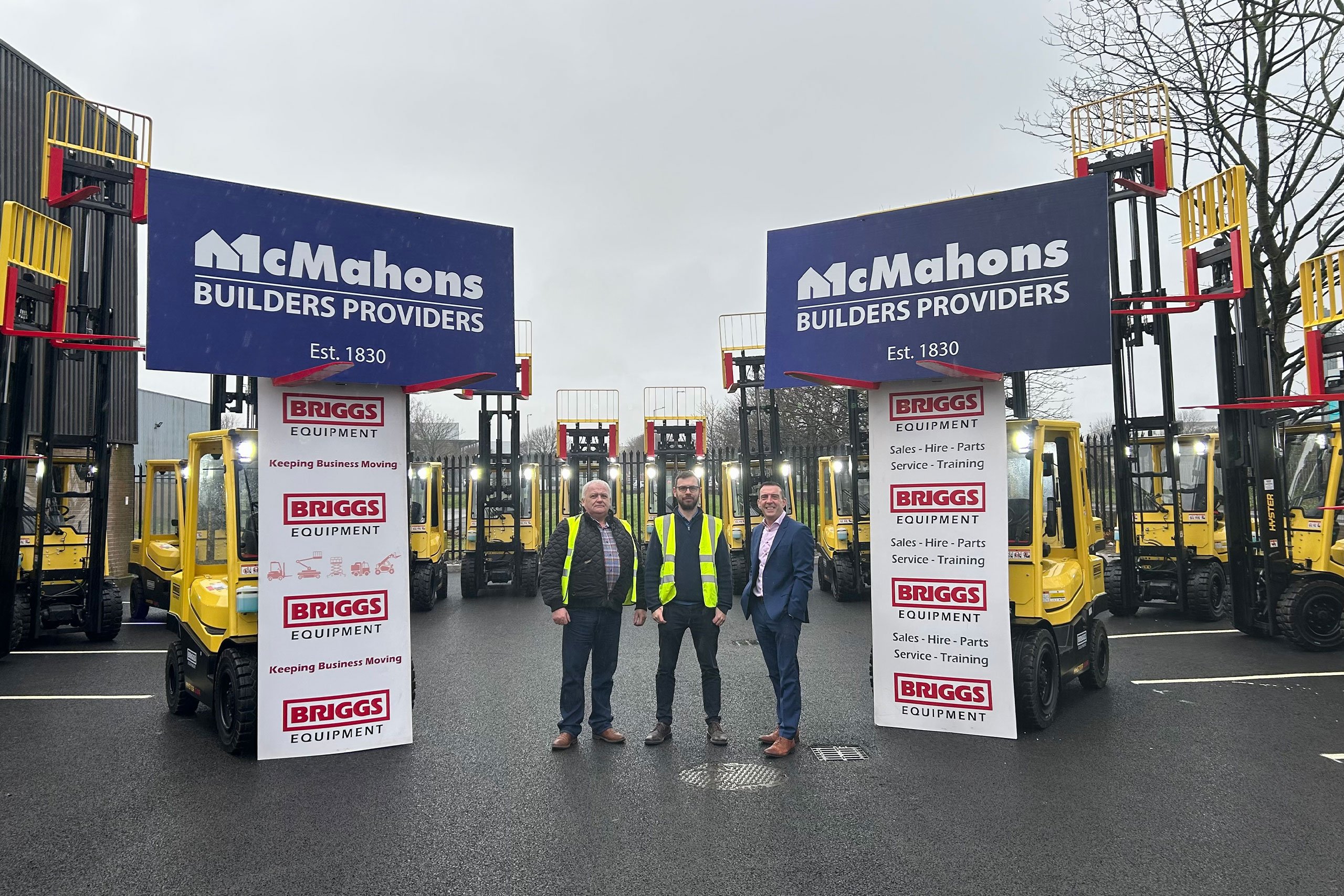 Major Fleet Delivery Strengthens Partnership Between Briggs and McMahons Builders Providers