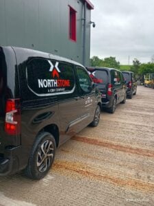 Delivery of Vans from Briggs Equipment